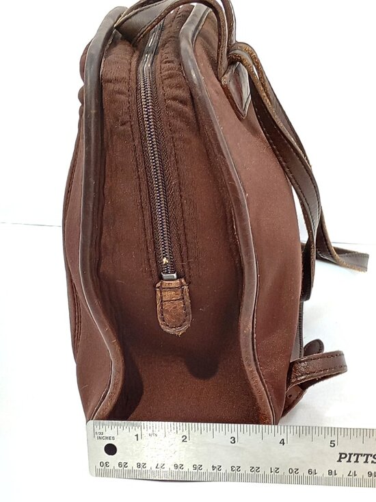Vintage Coach Mini Backpack Brown Leather 90s Small Daypack main image 11